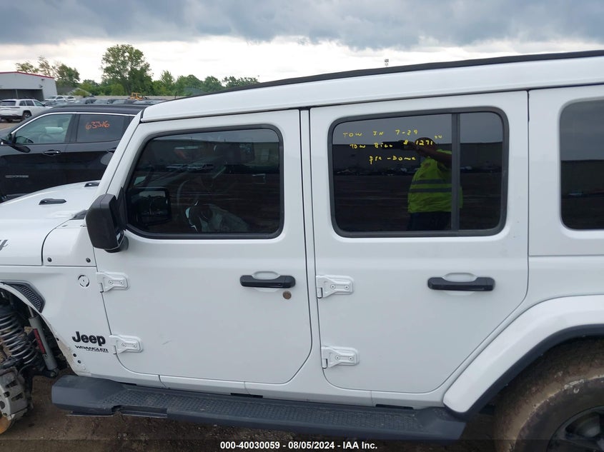 2021 JEEP WRANGLER UNLIMITED VIN: 1C4HJXEG5MW764573