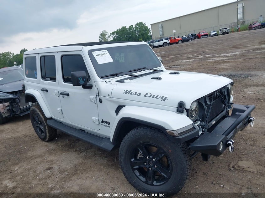 2021 JEEP WRANGLER UNLIMITED VIN: 1C4HJXEG5MW764573