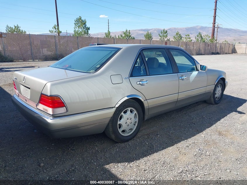 1996 Mercedes-Benz S 600 VIN: WDBGA57E3TA323367 Lot: 40030087