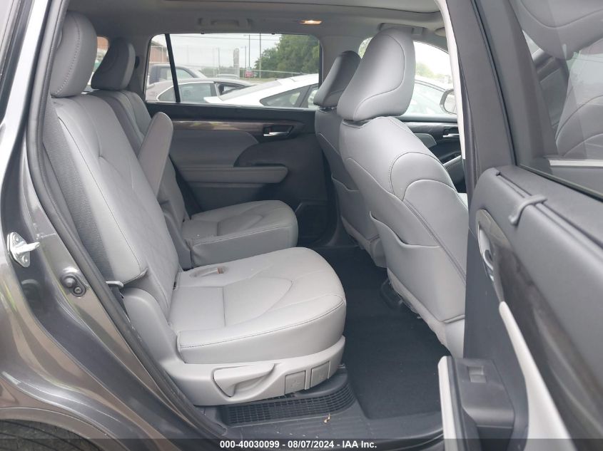 2021 Toyota Highlander Hybrid Platinum VIN: 5TDEBRCH2MS042596 Lot: 40030099