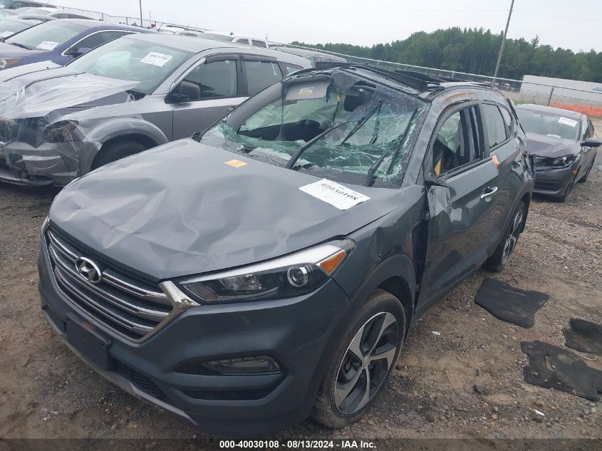 2016 Hyundai Tucson Limited VIN: KM8J33A26GU226247 Lot: 40030108