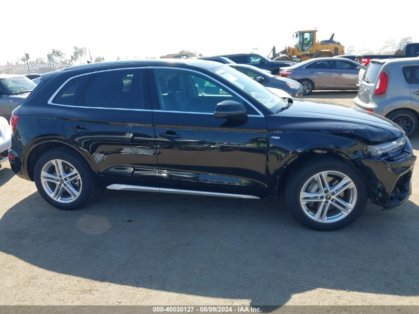 2022 Audi Q5 Premium 55 Tfsi E S Line Quattro S Tronic VIN: WA1G2AFYXN2020015 Lot: 40030127