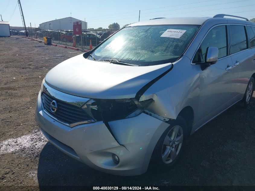 2016 Nissan Quest Platinum/S/Sl/Sv VIN: JN8AE2KP1G9155629 Lot: 40030129