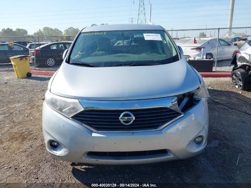 2016 Nissan Quest Platinum/S/Sl/Sv VIN: JN8AE2KP1G9155629 Lot: 40030129