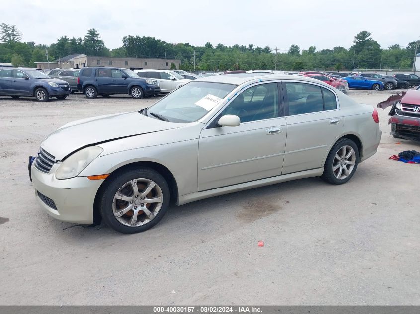 JNKCV51F36M613793 | 2006 INFINITI G35X