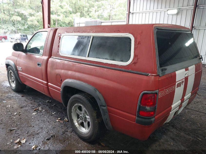 1B7HC16Z2WS634932 | 1998 DODGE RAM 1500