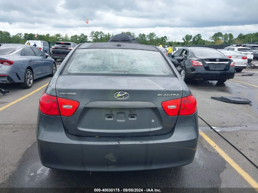 2007 Hyundai Elantra Gls/Limited/Se VIN: KMHDU46D07U190405 Lot: 40030175