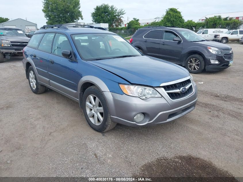 2008 Subaru Outback 2.5I VIN: 4S4BP61C787335884 Lot: 40030178