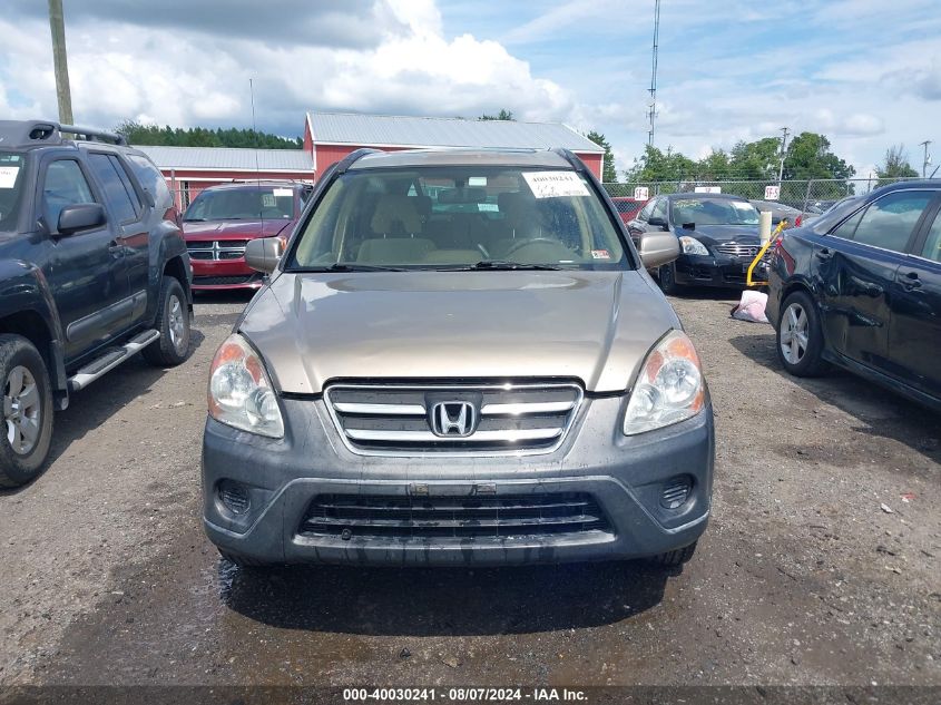 2005 Honda Cr-V Ex VIN: JHLRD78885C011349 Lot: 40030241