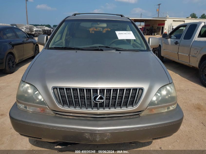 2000 Lexus Rx 300 VIN: JT6GF10U8Y0079636 Lot: 40030245