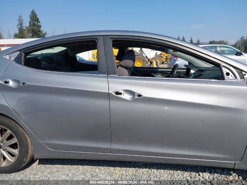 KMHDH4AE9EU110259 2014 Hyundai Elantra Se