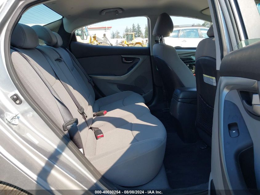 KMHDH4AE9EU110259 2014 Hyundai Elantra Se