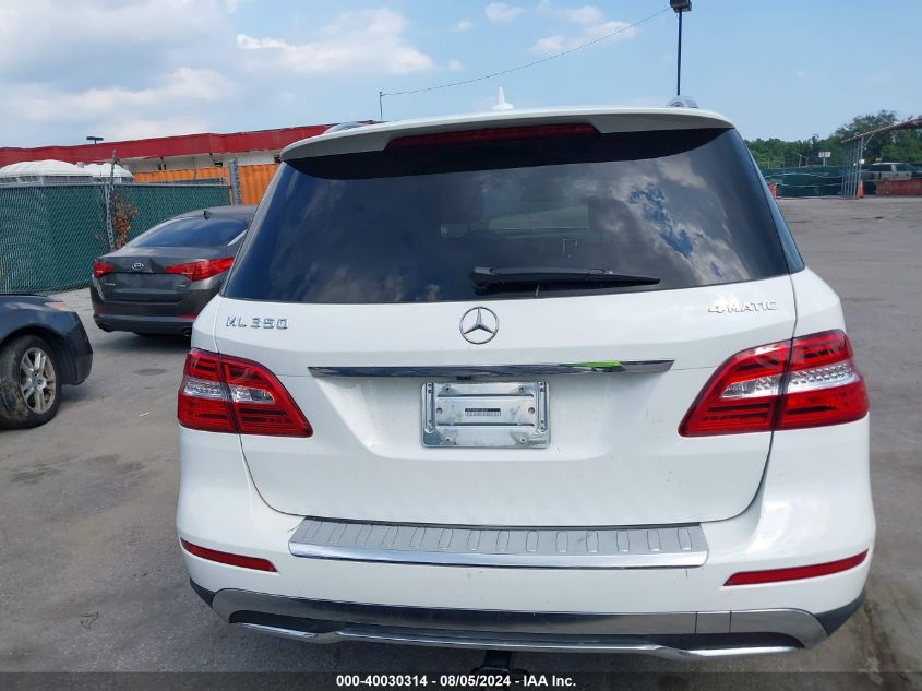 2014 Mercedes-Benz Ml 350 4Matic VIN: 4JGDA5HB0EA428326 Lot: 40030314