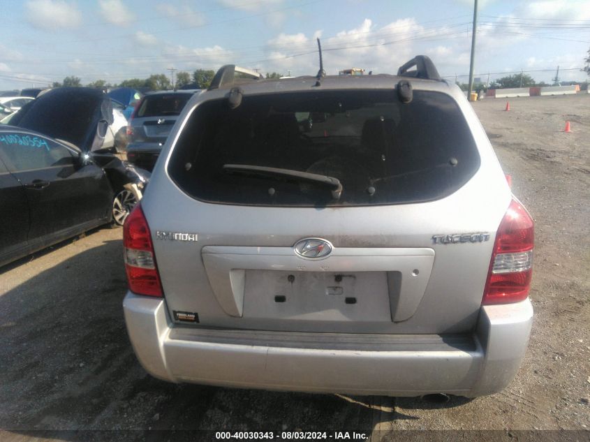 2007 Hyundai Tucson Gls VIN: KM8JM12B27U587815 Lot: 40030343