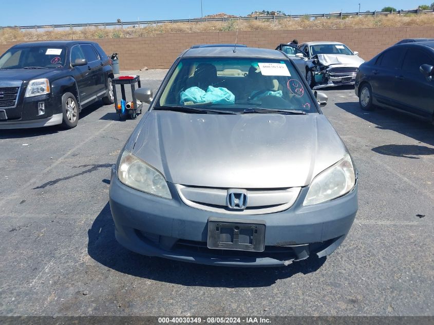 2005 Honda Civic Hybrid VIN: JHMES96645S006667 Lot: 40030349