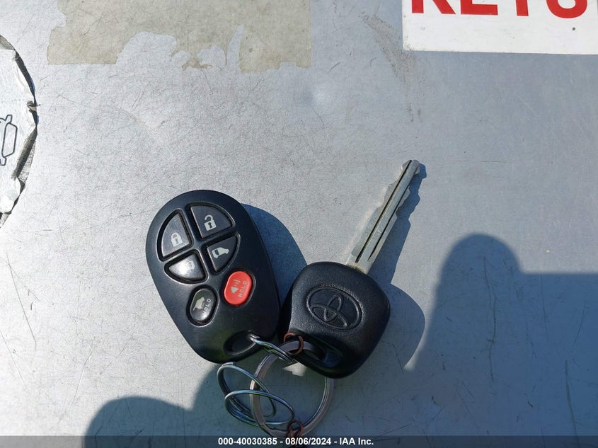 2012 Toyota Sienna Sport VIN: 5TDXK3DCXCS226529 Lot: 40030385