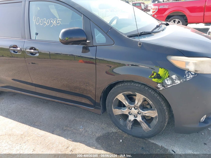 2012 Toyota Sienna Sport VIN: 5TDXK3DCXCS226529 Lot: 40030385