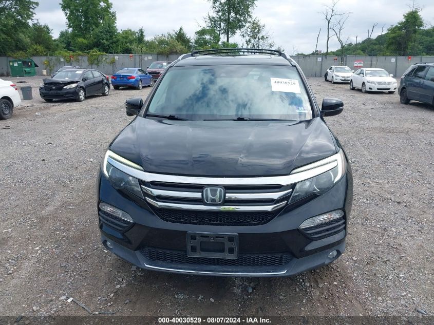 2017 Honda Pilot Touring VIN: 5FNYF6H94HB006579 Lot: 40030529