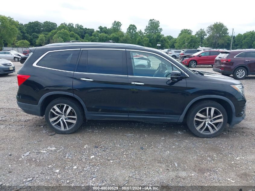 2017 Honda Pilot Touring VIN: 5FNYF6H94HB006579 Lot: 40030529