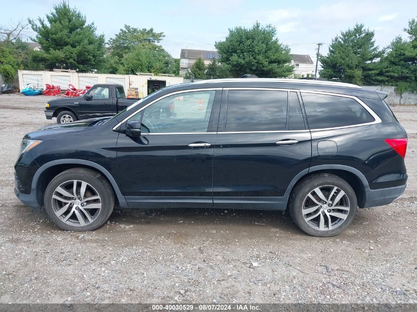 2017 Honda Pilot Touring VIN: 5FNYF6H94HB006579 Lot: 40030529