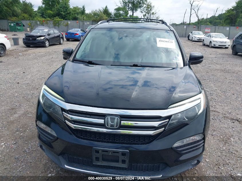 2017 Honda Pilot Touring VIN: 5FNYF6H94HB006579 Lot: 40030529