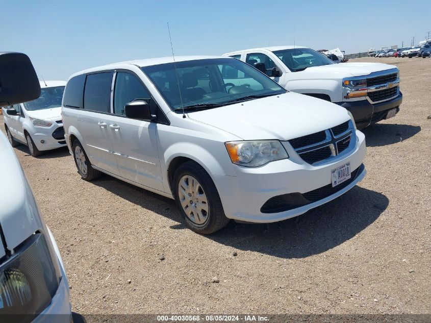 2016 Dodge Grand Caravan Se VIN: 2C4RDGBGXGR100458 Lot: 40030568