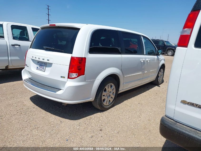 2016 Dodge Grand Caravan Se VIN: 2C4RDGBGXGR100458 Lot: 40030568