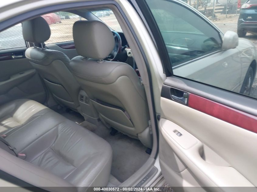 2003 Lexus Es 300 Base (A5) VIN: JTHBF30G436012576 Lot: 40030572