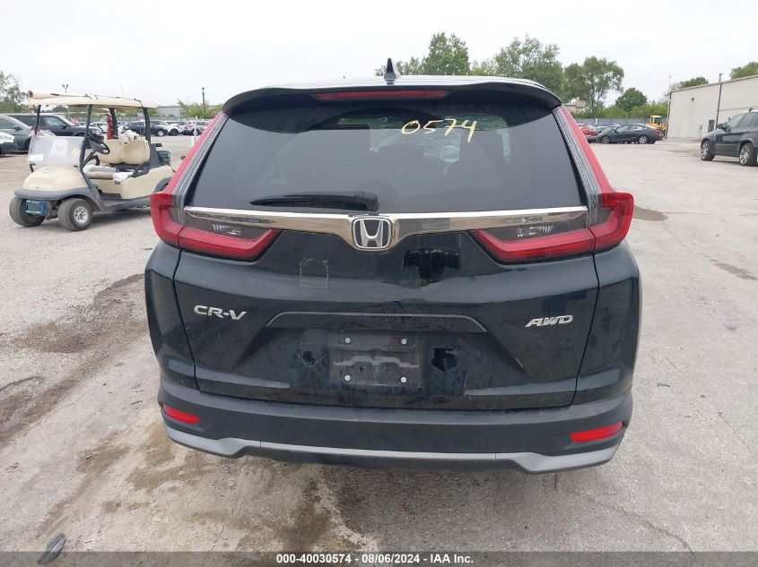 2021 Honda Cr-V Awd Ex VIN: 5J6RW2H53ML001403 Lot: 40030574