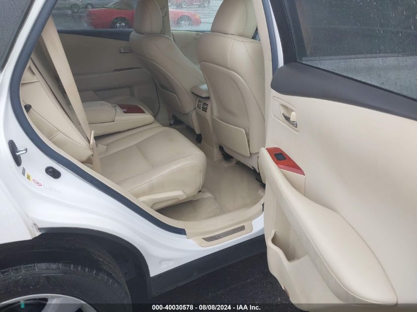 2011 Lexus Rx 350 VIN: 2T2BK1BA2BC102077 Lot: 40030578