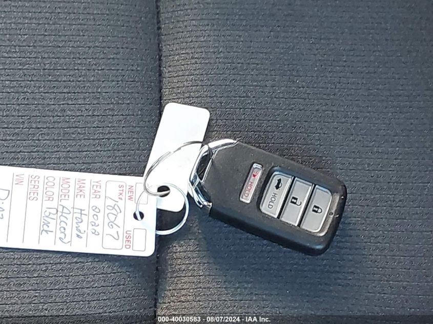 2022 Honda Accord Sport VIN: 1HGCV1F36NA065217 Lot: 40030583