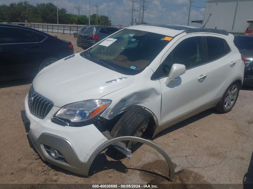 2014 Buick Encore Leather VIN: KL4CJCSB4EB550401 Lot: 40030595