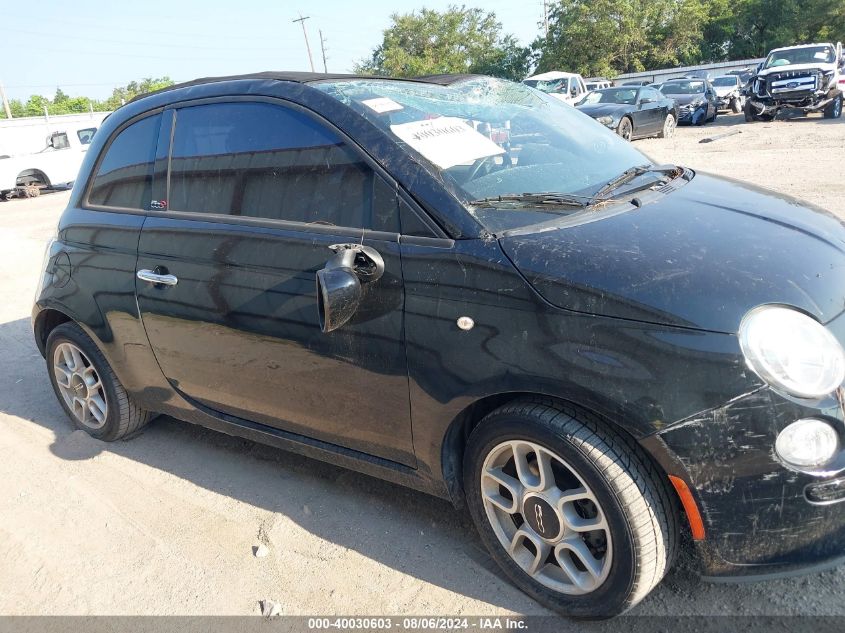 2015 Fiat 500C Pop VIN: 3C3CFFDR4FT648433 Lot: 40030603