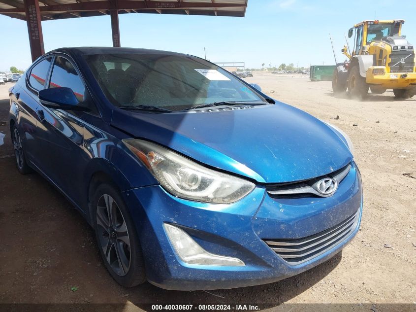 2014 Hyundai Elantra Sport VIN: KMHDH4AH0EU077100 Lot: 40030607