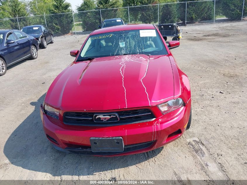 2011 Ford Mustang V6 Premium VIN: 1ZVBP8AM7B5152610 Lot: 40030647