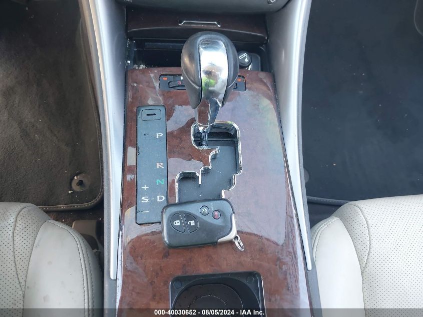 2012 Lexus Is 250 VIN: JTHBF5C22C5180296 Lot: 40030652