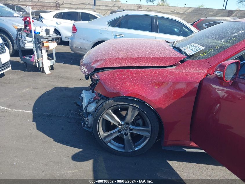 2012 Lexus Is 250 VIN: JTHBF5C22C5180296 Lot: 40030652