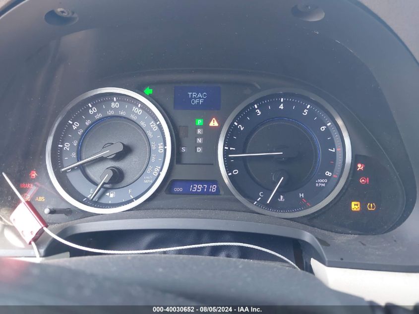 2012 Lexus Is 250 VIN: JTHBF5C22C5180296 Lot: 40030652