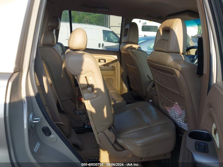 2003 Honda Pilot Ex-L VIN: 2HKYF18563H585102 Lot: 40030735