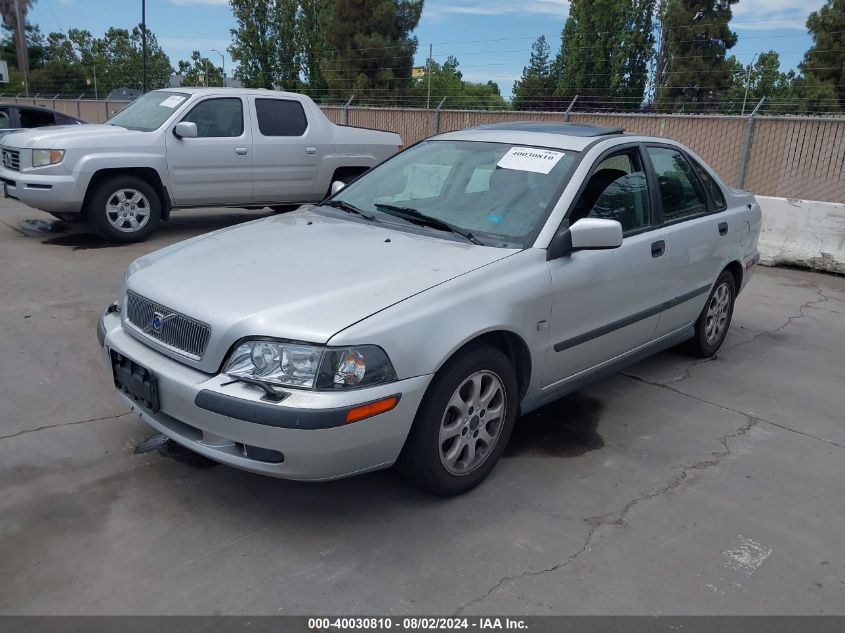 2001 Volvo S40 A/Sport Edition VIN: YV1VS29591F766330 Lot: 40030810