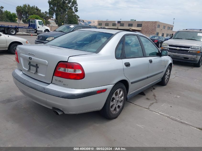 2001 Volvo S40 A/Sport Edition VIN: YV1VS29591F766330 Lot: 40030810