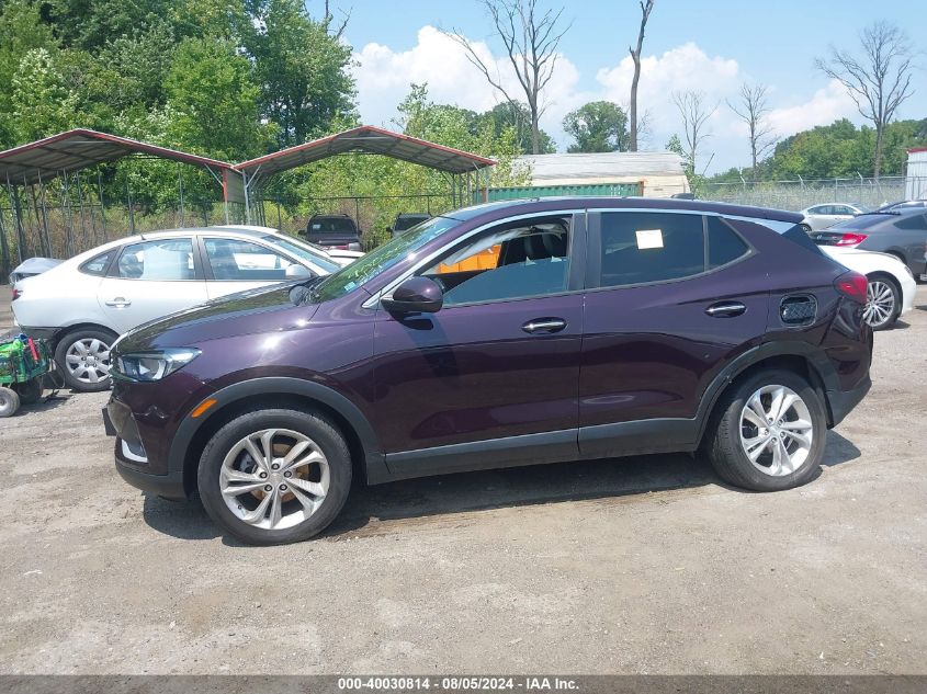 2021 Buick Encore Gx Awd Preferred VIN: KL4MMCSL4MB051634 Lot: 40030814