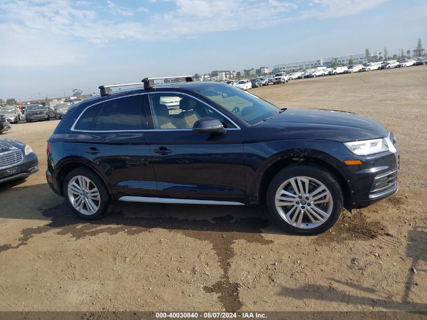 2018 Audi Q5 2.0T Premium/2.0T Tech Premium VIN: WA1BNAFY5J2190357 Lot: 40030840