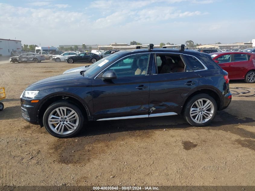 2018 Audi Q5 2.0T Premium/2.0T Tech Premium VIN: WA1BNAFY5J2190357 Lot: 40030840