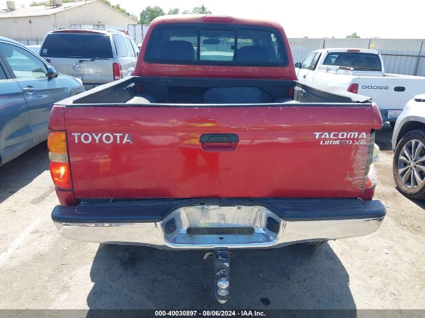2004 Toyota Tacoma Base V6 VIN: 5TEHN72N24Z461194 Lot: 40030897