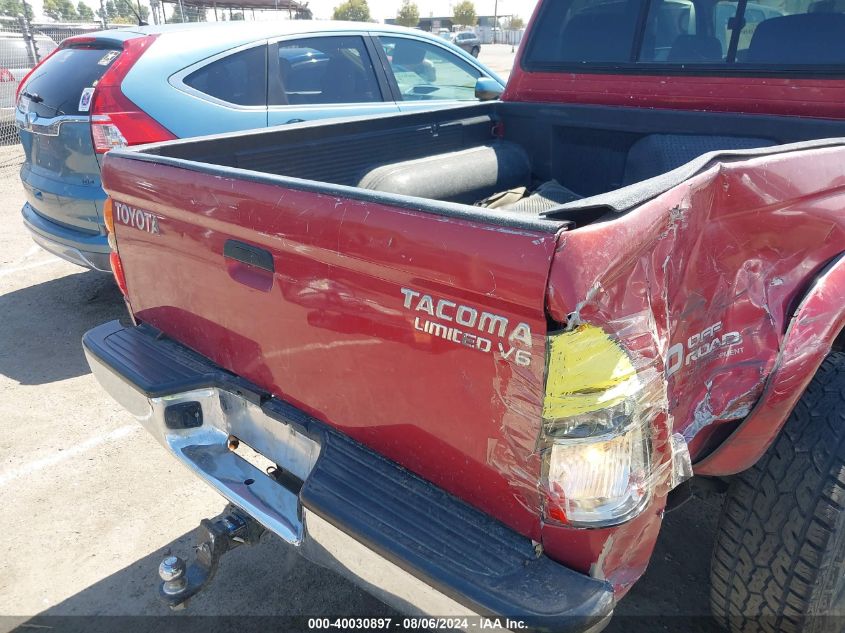 2004 Toyota Tacoma Base V6 VIN: 5TEHN72N24Z461194 Lot: 40030897