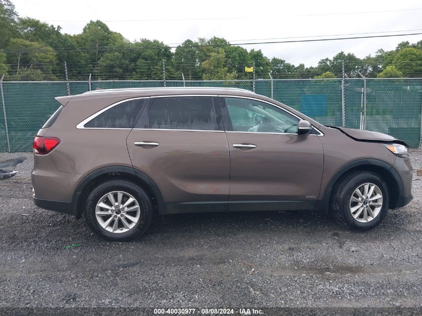 2019 Kia Sorento 2.4L Lx VIN: 5XYPGDA32KG429289 Lot: 40030977