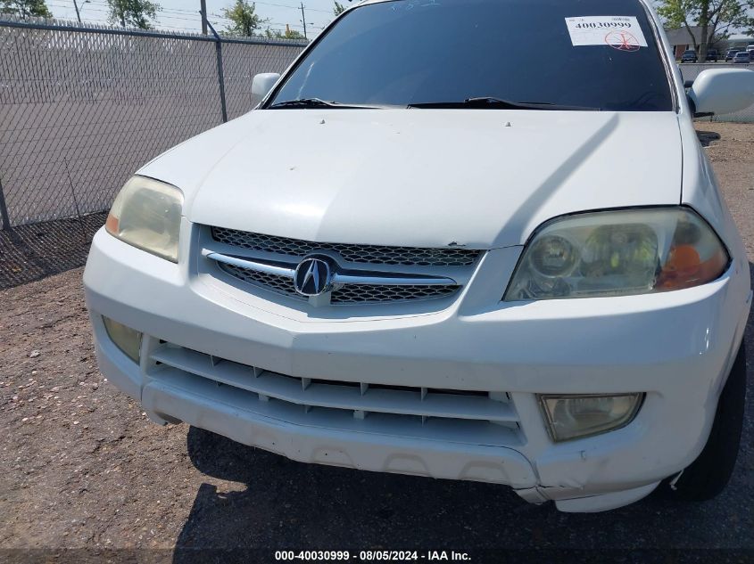 2001 Acura Mdx VIN: 2HNYD18261H531231 Lot: 40030999