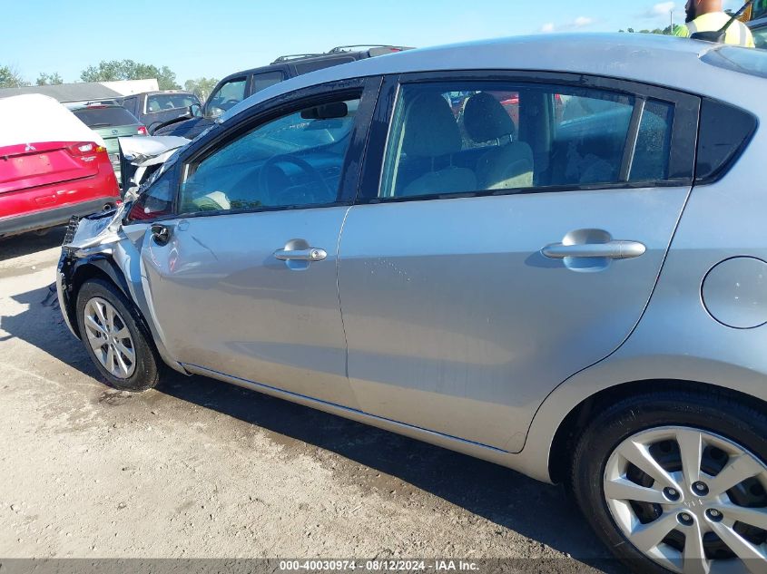 2016 Kia Rio Lx VIN: KNADM4A36G6696289 Lot: 40030974