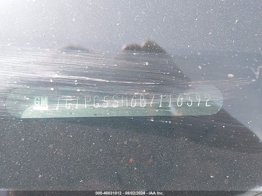 2011 Chevrolet Cruze Ls VIN: 1G1PC5SH6B7116392 Lot: 40031012